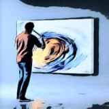 An artist paints on a canvas before his life is cut short and his heirs must deal with an escrow